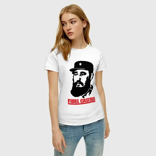 Хлопковые футболки Фидель Кастро