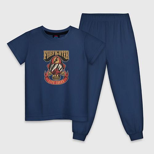 Детские пижамы для пожарного