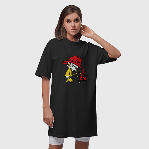 Женские футболки для пожарного