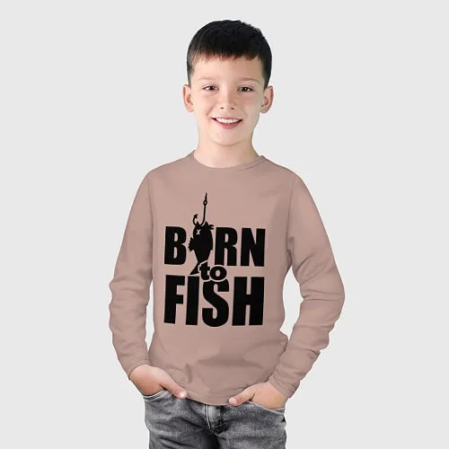 Детские футболки с рукавом для рыбалки
