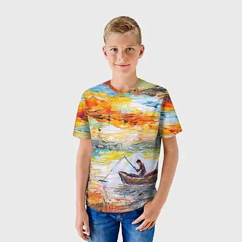 Детские 3D-футболки для рыбалки