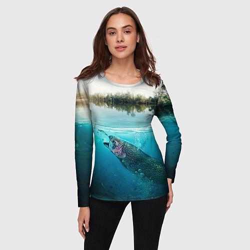 Женские футболки с рукавом для рыбалки