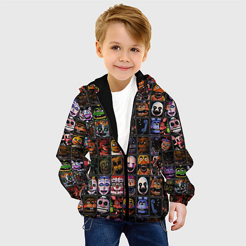 Детские куртки с капюшоном Five Nights At Freddy's