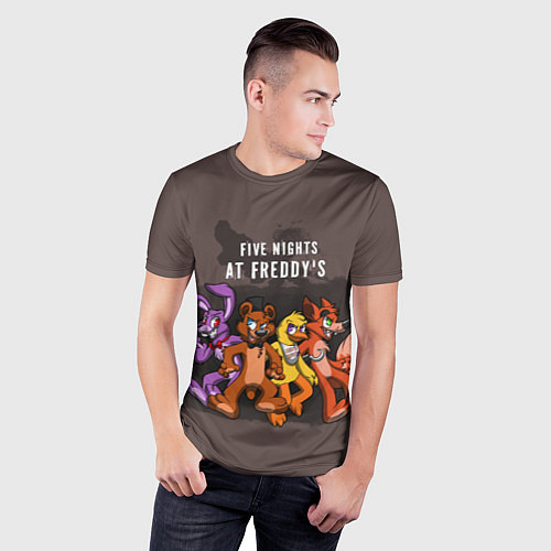 Мужские 3D-футболки Five Nights At Freddy's