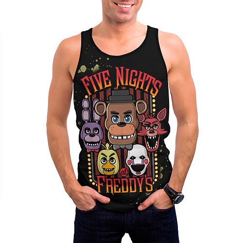 Мужские майки-безрукавки Five Nights At Freddy's