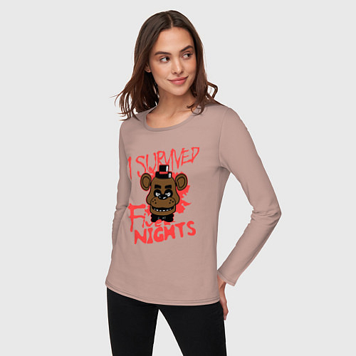 Женские футболки с рукавом Five Nights At Freddy's