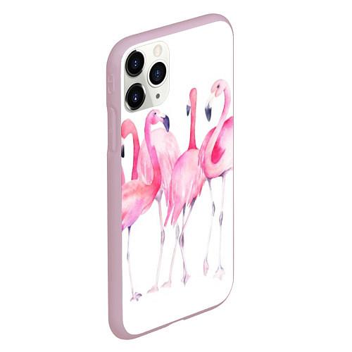 Чехлы iPhone 11 Pro с фламинго
