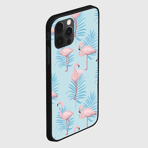 Чехлы iPhone 12 Pro с фламинго