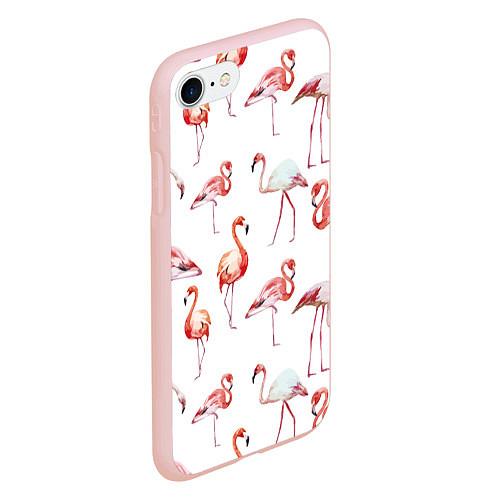 Чехлы для iPhone 8 с фламинго