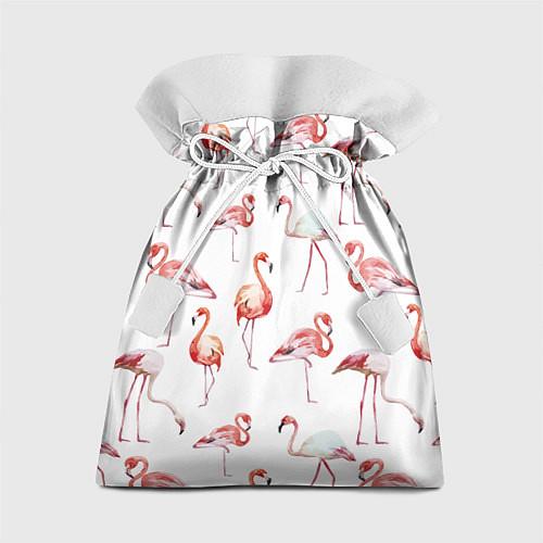 Мешки подарочные с фламинго