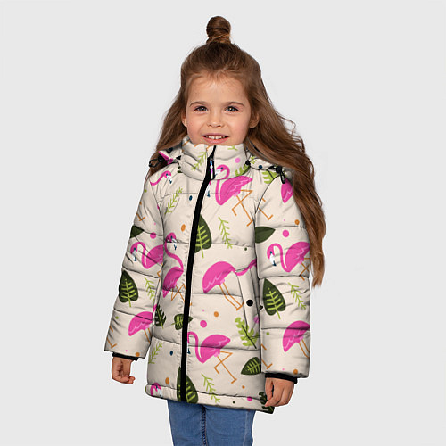 Детские куртки с фламинго