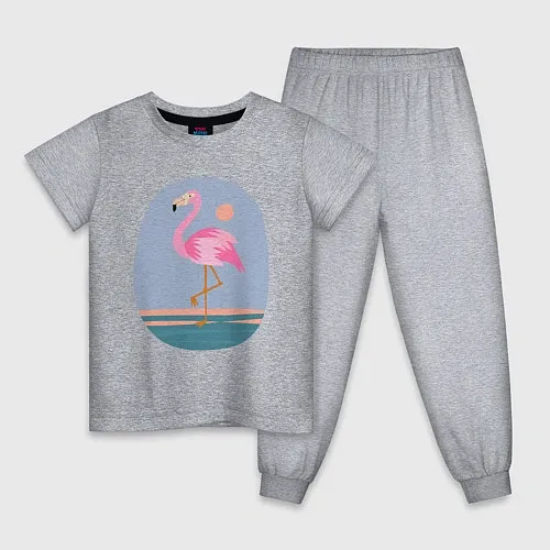 Детские пижамы с фламинго