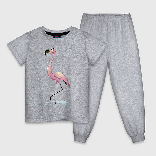 Детские пижамы с фламинго