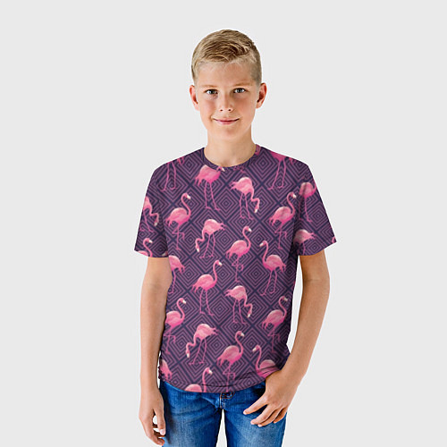 Детские футболки с фламинго