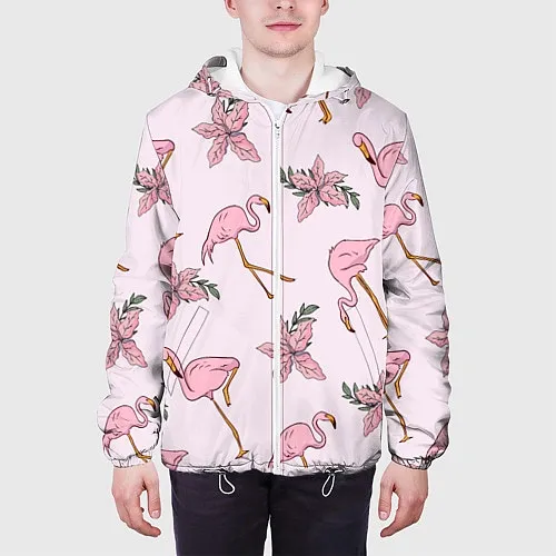 Мужские Куртки демисезонные с фламинго