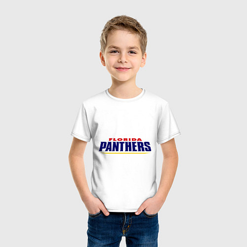 Детские хлопковые футболки Флорида Пантерз
