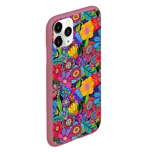 Чехлы iPhone 11 series с цветами
