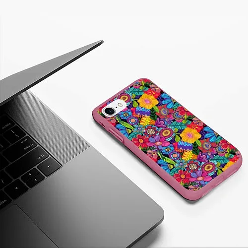 Чехлы для iPhone 8 с цветами