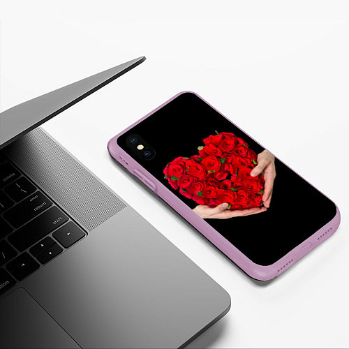 Чехлы для iPhone XS Max с цветами
