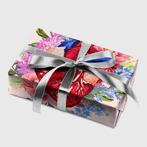 Бумажная упаковка с цветами