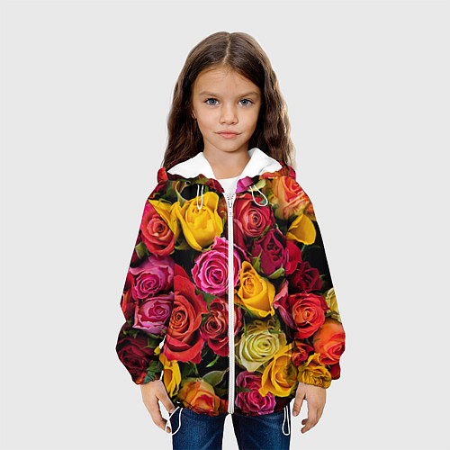 Детские Куртки демисезонные с цветами