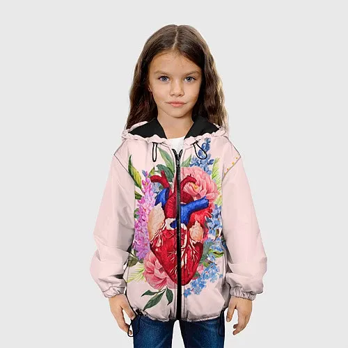 Детские Куртки с цветами
