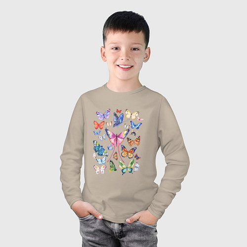 Детские футболки с рукавом с цветами