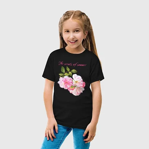 Детские футболки с цветами