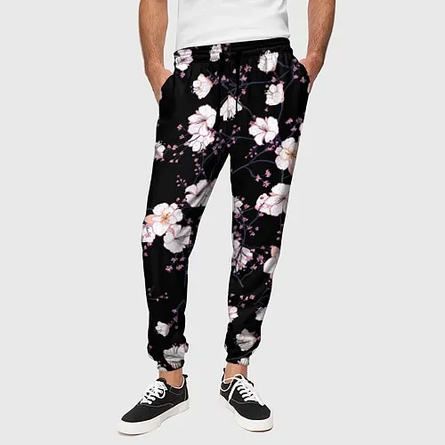 Мужские брюки с цветами