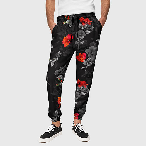 Мужские брюки с цветами