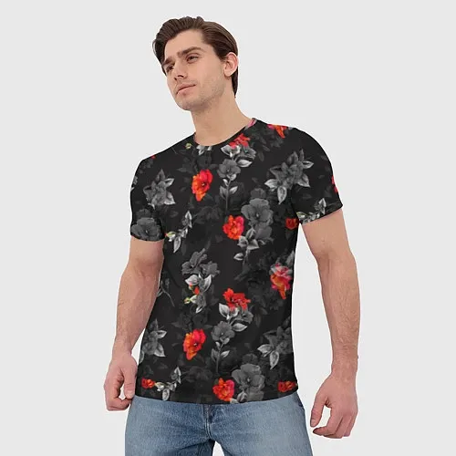 Мужские футболки с цветами