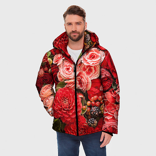 Зимние куртки с цветами