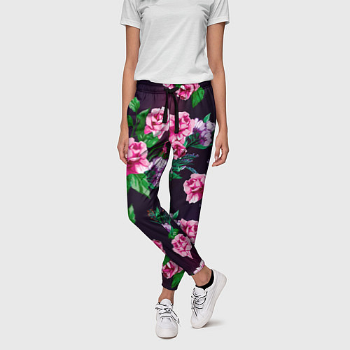 Женские брюки с цветами