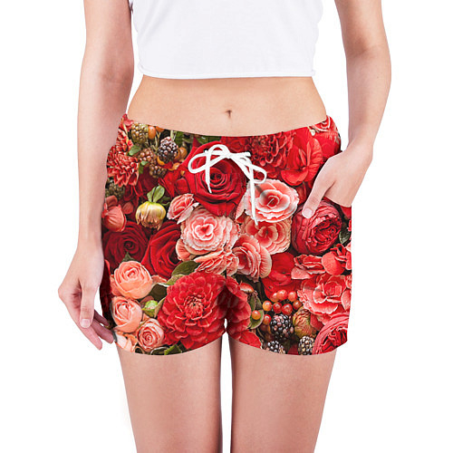 Женские шорты с цветами