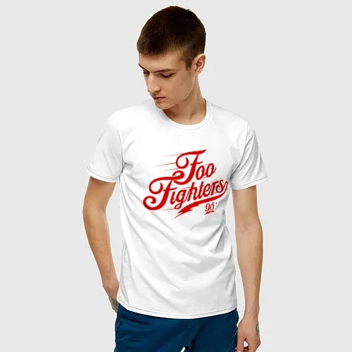 Мужские хлопковые футболки Foo Fighters
