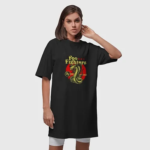 Женские длинные футболки Foo Fighters