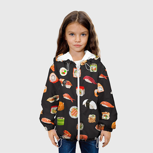 Детские куртки с капюшоном с едой