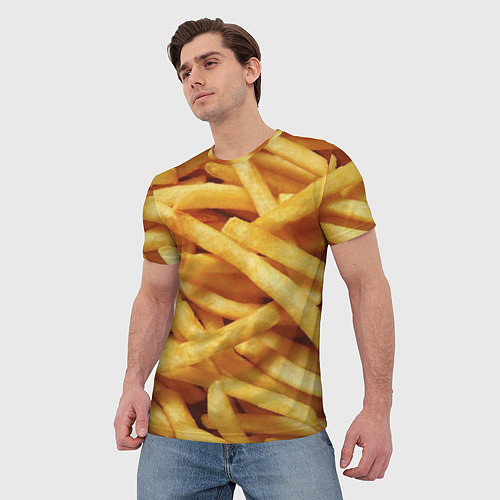 Мужские 3D-футболки с едой