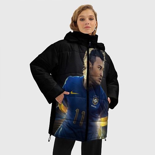 Женские куртки футбольных игроков