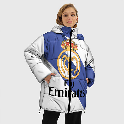 Футбольные женские куртки с капюшоном