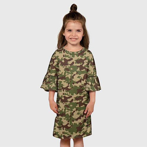 Детские военные платья