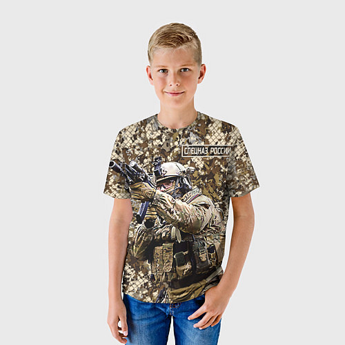 Военные детские 3d-футболки