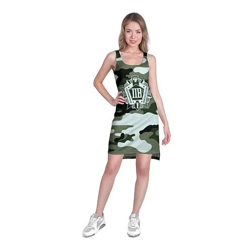 Женские военные платья