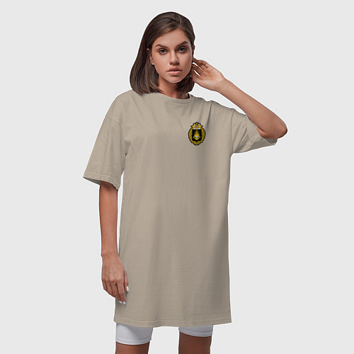Военные женские длинные футболки