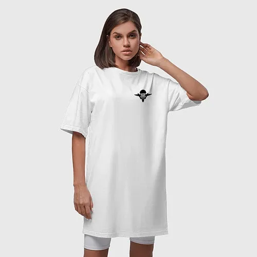 Военные женские длинные футболки