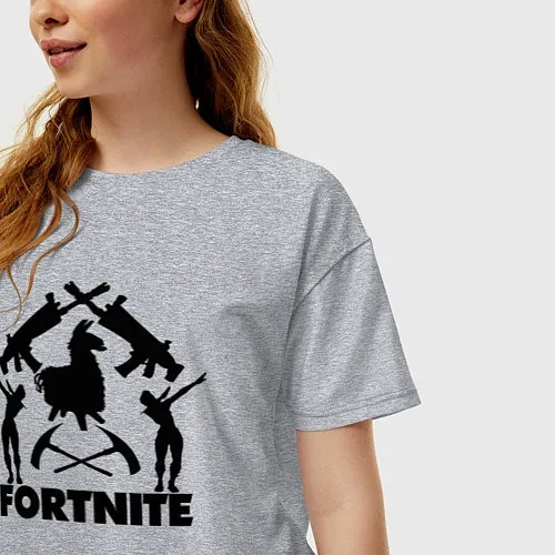 Женские футболки оверсайз Fortnite
