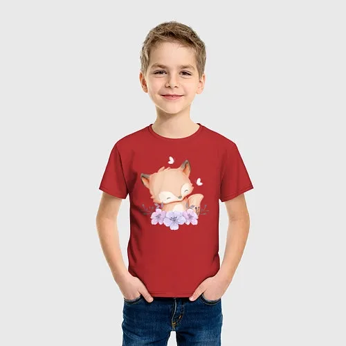 Детские футболки с лисами