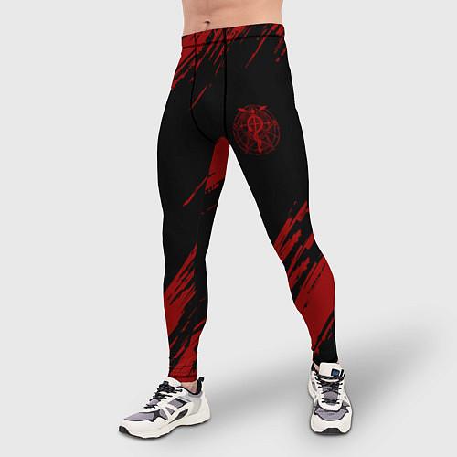 Мужские тайтсы-леггинсы Стальной Алхимик