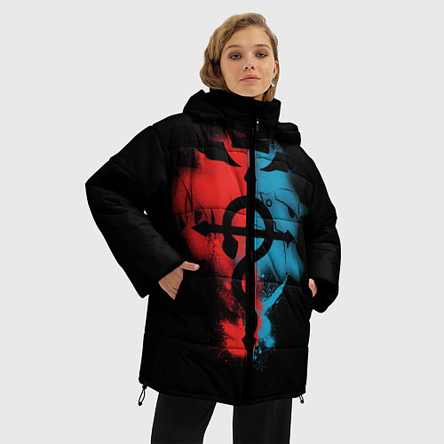Женские куртки с капюшоном Стальной Алхимик