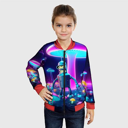 Детские куртки-бомберы Футурама